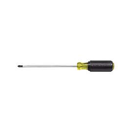 Klein 603-7 Heavy-Duty Screwdriver, #2 Drive, Phillips Drive, 11-5/16 in OAL, Black Handle