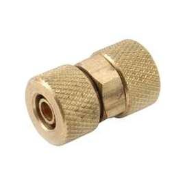 Anderson Metals 50862-04 Tube Union, 1/4 in Compression, Brass