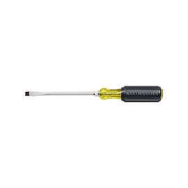 Klein 602-4 Screwdriver, 1/4 in Drive, Keystone Drive, 8-11/32 in OAL, Black Handle
