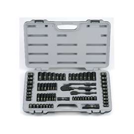 STANLEY 92-824 Standard Length Socket Set, Steel, Black, Chrome, 69-Piece