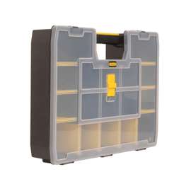 STANLEY STST14027 Tool Organizer, 15-Compartment, 13 in W, Plastic