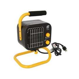 TPI 178TMC Portable Heater, 5120 Btu, 120 V, Black/Yellow