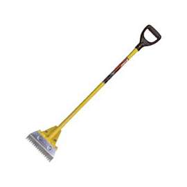 Qualcraft 2570 Shingle Remover, Carbon Steel Blade, Vinyl Handle, Yellow