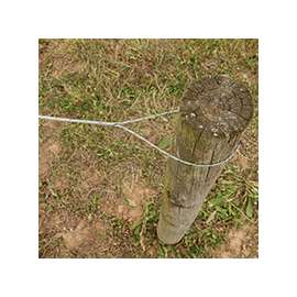 RANCHMATE LTE-155-10C Large Twist End, 24 in L, Steel, Black, Galvanized