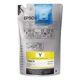 T46C420 (T46C) UltraChrome DS Ink Bag, Yellow, 6/Carton