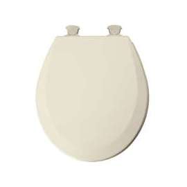 Mayfair 41EC 006/46EC Toilet Seat, Round, Wood, Bone