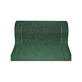 WJ DENNIS HGN0027 Floor Runner Mat, Rectangular, 100 ft L, 26 in W, Polyester Face