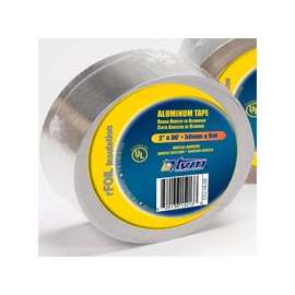 TVM TR2X030 Foil Tape, 30 ft L, 2 in W, 0.003 in Thick, Acrylic Adhesive