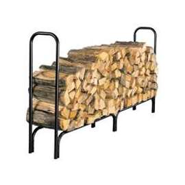 SHELTER SLRXL Extra Large Log Rack, 13 in W, 96 in D, Steel Base