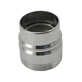 Plumb Pak PP28003 Faucet Aerator Adapter, 15/16-27 x 55/64 in Male/Female, Brass, Chrome