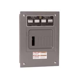 Square D QO QO612L100FCP Load Center, Plug-In Mounting, 100 A, Main Lug Breaker/Load Center, 6-Space