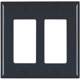 2G 2Deco BLK Wall Plate
