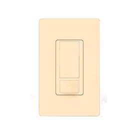 Lutron Maestro MS-OPS5M-IV Sensor Switch, CFL, Halogen, Incandescent, LED Lamp, 360 W, Ivory
