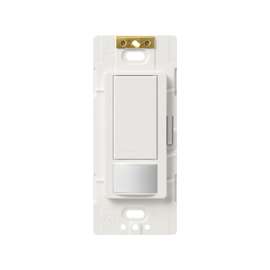 Lutron Maestro MS-VPS2H-WH Sensor Switch, CFL, Halogen, Incandescent, LED Lamp, 150 W, White