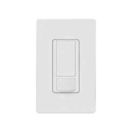 Lutron Maestro MS-VPS5MH-WH Sensor Switch, CFL, Halogen, Incandescent, LED Lamp, 360 W, White