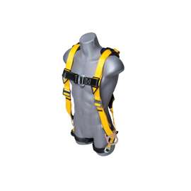 Qualcraft 11163 HUV Harness with Side D-Rings, XL/2XL, 180 to 360 lb Weight Capacity, Yellow