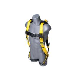 Qualcraft 11166 HUV Harness with Leg Tongue Buckles, XL/2XL, 180 to 360 lb Weight Capacity, Blue