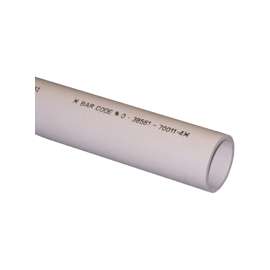 GENOVA 700112 Schedule 40 DWV-PVC Cut Pipe, 2 ft L, White