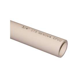 GENOVA 500072 Solid Cut Pipe, 3/4 in Plain, 2 ft L