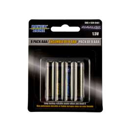 PowerZone Alkaline Battery, 1.5 V, AAA