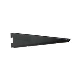 Knape & Vogt 182 Series 182 BLK 10.5 Shelf Bracket, Steel