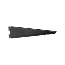 Knape & Vogt 182 Series 182 BLK 14.5 Shelf Bracket, Steel