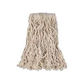 Economy Cotton & Rayon Cut-End Wet Mops, #20, Cotton, 1 in Headband