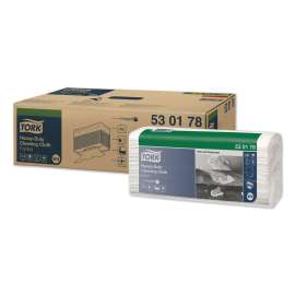 Heavy-Duty Cleaning Cloth, 14 x 16.9, White, 750/Carton