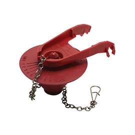 Fluidmaster 502P21 Toilet Flapper, Plastic, Red