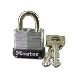 Master Lock 10D Padlock, 1 in W Body, Steel