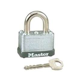 Master Lock 22D Padlock, 1-1/2 in W Body, Steel