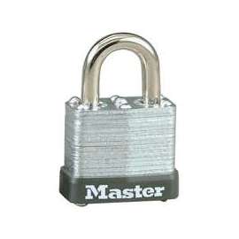 Master Lock 105D Padlock, 1-1/8 in W Body, Steel