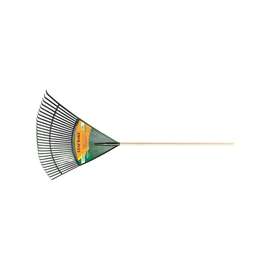 UnionTools 64169 Leaf Rake, 30-Tine, 72-1/4 in OAL, Polypropylene Tine, Hardwood Handle