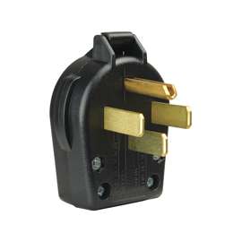Eaton Wiring Devices S21-SP Angled, Universal Power Electrical Plug, 125/250 V, 30/50 A, Thermoplastic