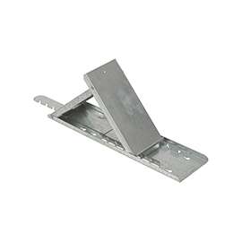 Qualcraft 2525 Adjustable, Slater Style Roof Bracket, Steel, Galvanized, For Any Roof Pitch