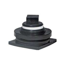 Rubbermaid 5050-12 Stock Tank Drain Plug Kit, Plastic, For 4242, 4243, 4244, 4245 and 4247 Stock Tank