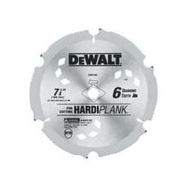 DeWALT DWA3193PCD/DW3193 Circular Saw Blade, 7-1/4 in Dia, Polycrystalline Cutting Edge, 5/8 in Arbor, Steel