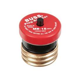 Bussman BP/MB-15 Plug Fuse, 15 A, 125 V