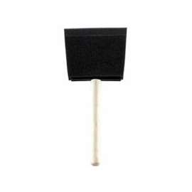 Foam Brushes, 1 in wide, Foam, Wood handle, 48/PK