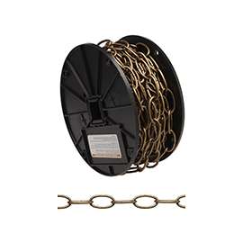 Campbell 072-2002 Decorator Chain, 35 lb Working Load Limit, #10, Metal, Poly-Coated
