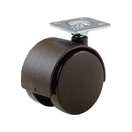 Shepherd Hardware 9401 Swivel Caster, 1-5/8 in Dia Wheel, 40 lb Weight Capacity, Nylon/Urethane Wheel