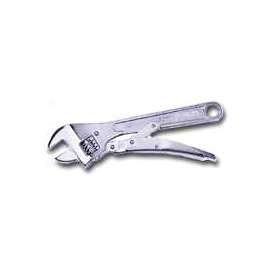 STANLEY 85-610 Adjustable Wrench, 1-1/4 in Jaw, Plain-Grip Handle, Steel