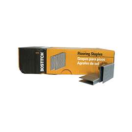 Bostitch BCS1516 Flooring Staple, 2 in L Leg, 1/2 in W Crown, 15.5 ga, Steel