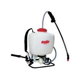 SOLO 425 Backpack Sprayer, 4 gal Tank, 4 ft L Hose, HDPE Tank
