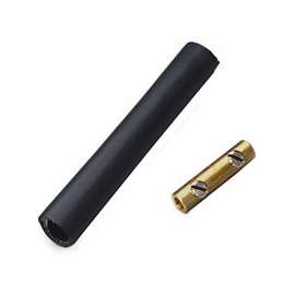 GB HST-WP Butt Splice Kit, 14 to 8 AWG, Brass, Black