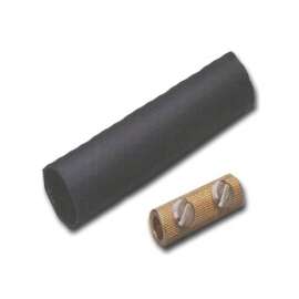 GB HSB-28 Butt Splice Kit, 8 to 2 AWG, Brass, Black