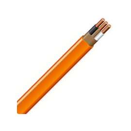 Southwire 10/2NM-WGX50 Type NM-B Sheathed Cable, 10 AWG, 50 ft L, Orange Nylon Sheath