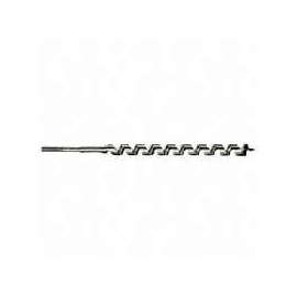 IRWIN 3043005 Auger Bit Auger Bit, Twist Flute, 12 in L Flute, Quick-Change Impact Shank, 3/8 in Dia Shank