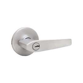 Kwikset 405DL26DK6 Keyed Entry Lever, Keyed Key, 3 Grade, Satin Chrome