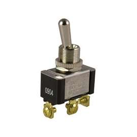 GB GSW-12 Toggle Switch, 125/250 V, Screw Mounting, Phenolic/Plastic, Black